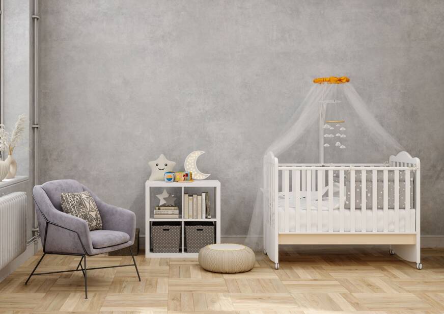 chambre bebe scandinave
